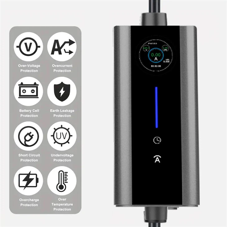 Type 2 16A 11KW Portable Car Charger For Electric Car (2)