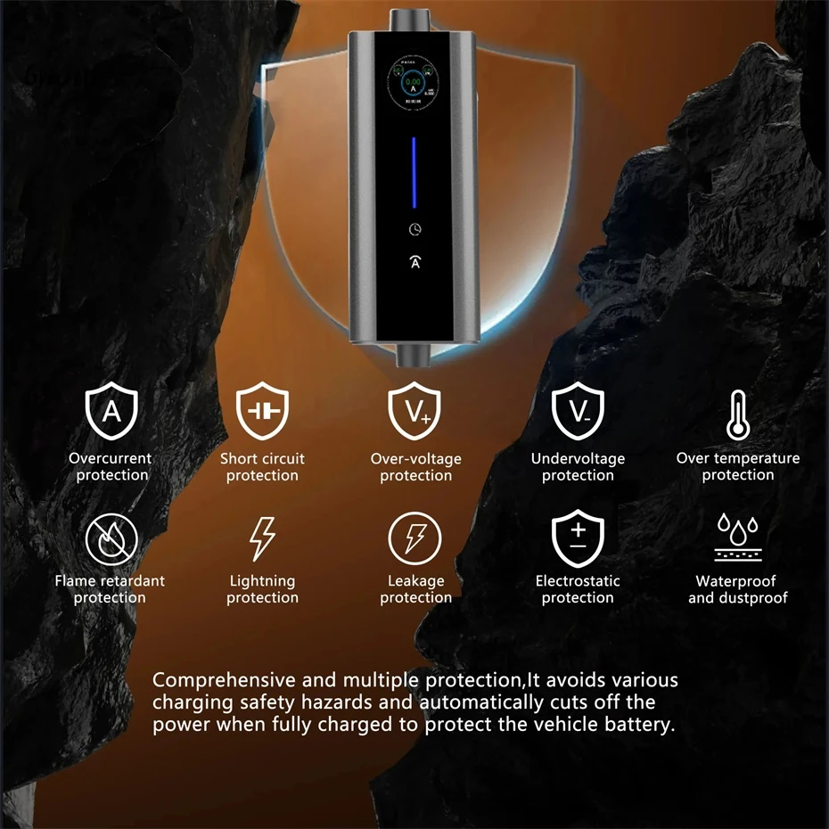 Type 2 16A 11KW Portable Car Charger For Electric Car.jpg